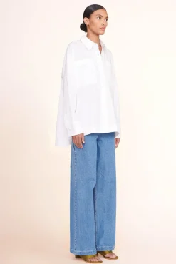 STAUD -PAYTON TOP - WHITE