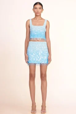 STAUD Occasion Dresses-REBECCA SKIRT - SHALLOW