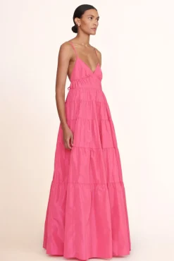 STAUD -RIPLEY DRESS - BLOSSOM