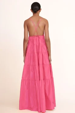 STAUD -RIPLEY DRESS - BLOSSOM