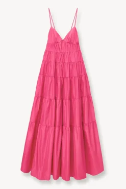STAUD Occasion Dresses-RIPLEY DRESS - BLOSSOM