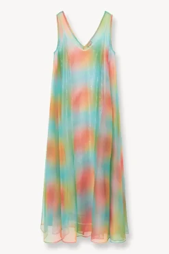 STAUD Occasion Dresses-SAMANTHA DRESS - MULTI AURA