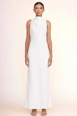 STAUD Occasion Dresses-SHANNON DRESS - IVORY