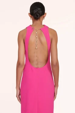 STAUD Occasion Dresses-SHANNON DRESS - MAGENTA