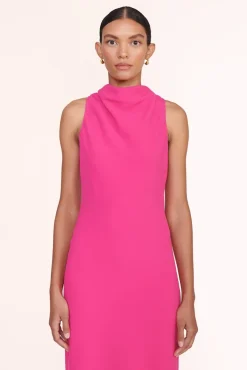 STAUD Occasion Dresses-SHANNON DRESS - MAGENTA