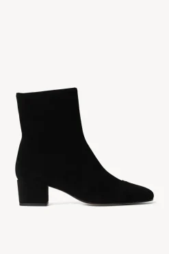 STAUD - AIMEE SHORT BOOT BLACK SUEDE