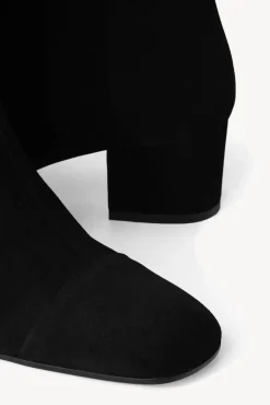 STAUD - AIMEE SHORT BOOT BLACK SUEDE