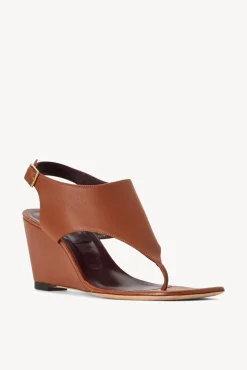 STAUD - ALEX WEDGE TAN
