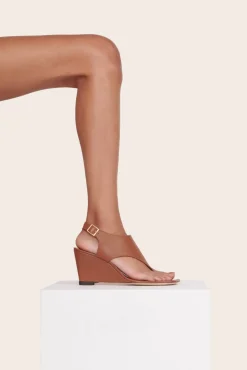 STAUD - ALEX WEDGE TAN