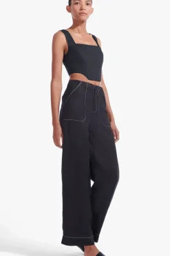 STAUD - ALICE TOP BLACK