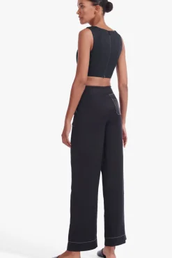 STAUD - ALICE TOP BLACK
