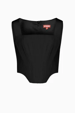 STAUD - ALICE TOP BLACK