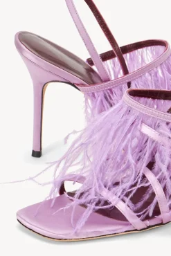 STAUD - ANISE FEATHER HEEL LILAC