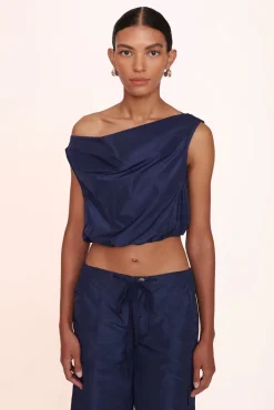 STAUD - ARIA TOP NAVY