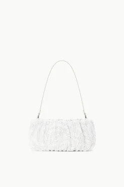 STAUD Bridal Accessories- BEADED BEAN BAG CREAM SWIRL