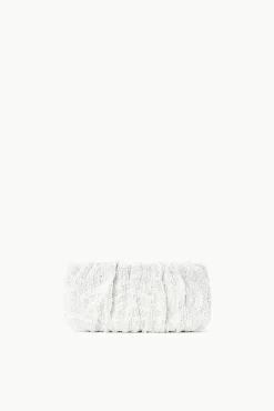 STAUD Bridal Accessories- BEADED BEAN BAG CREAM SWIRL