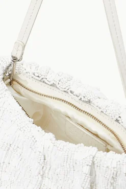 STAUD Bridal Accessories- BEADED BEAN BAG CREAM SWIRL