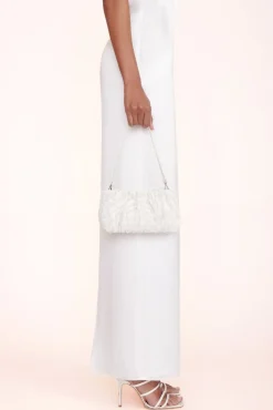STAUD Bridal Accessories- BEADED BEAN BAG CREAM SWIRL