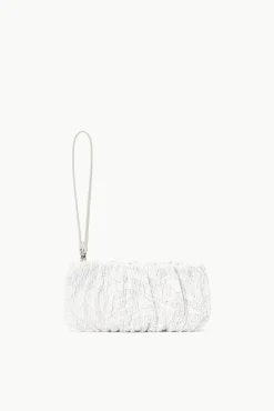 STAUD - BEADED BEAN BAG CREAM SWIRL