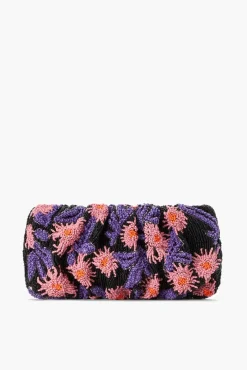 STAUD - BEADED BEAN BAG QUARTZ ACID FLORAL
