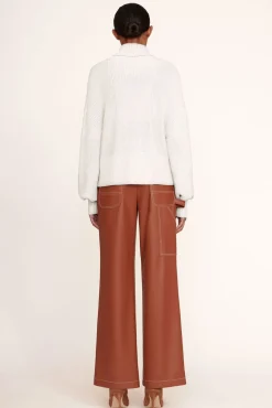 STAUD - BENNY SWEATER IVORY