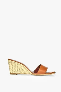 STAUD - BILLIE ESPADRILLE WEDGE NATURAL TAN