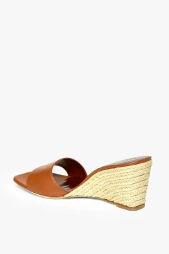 STAUD - BILLIE ESPADRILLE WEDGE NATURAL TAN
