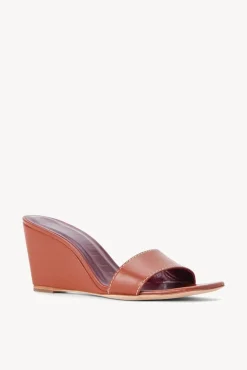 STAUD - BILLIE WEDGE TAN