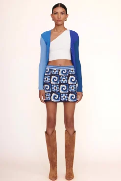 STAUD - BRAZING SKIRT ACID COBALT