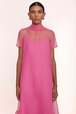 STAUD Occasion Dresses- CALLUNA DRESS BLUSH