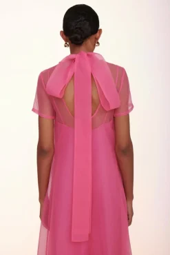 STAUD Occasion Dresses- CALLUNA DRESS BLUSH
