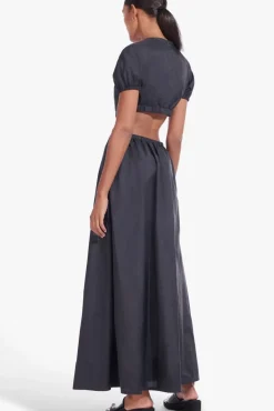 STAUD - CALYPSO DRESS BLACK