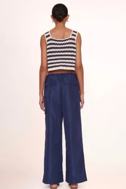 STAUD - CAMILA PANT NAVY