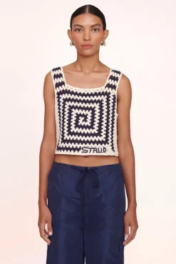 STAUD - CAMILA PANT NAVY