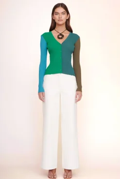 STAUD - CARGO SWEATER FERN MULTI
