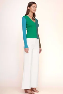 STAUD - CARGO SWEATER FERN MULTI