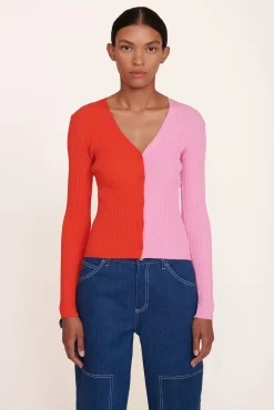 STAUD - CARGO SWEATER POPPY ROSEBUD