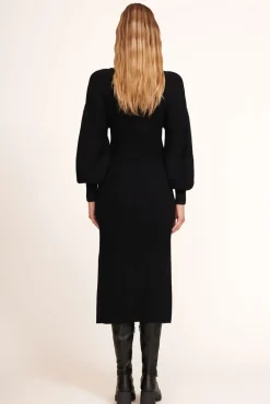 STAUD - CARNATION DRESS BLACK