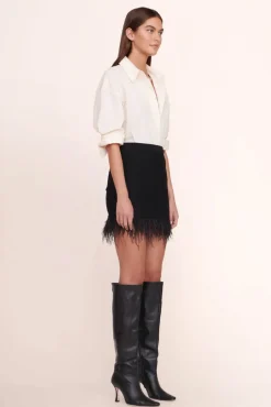 STAUD - CHAYA SKIRT BLACK