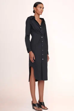 STAUD - CLEA DRESS BLACK