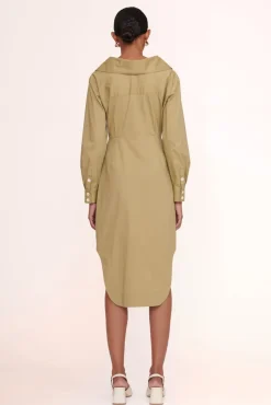 STAUD - CLEA DRESS KHAKI