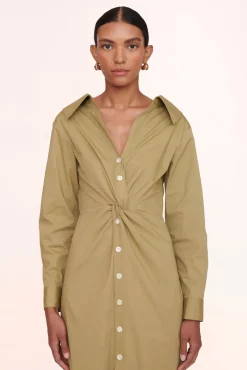 STAUD - CLEA DRESS KHAKI