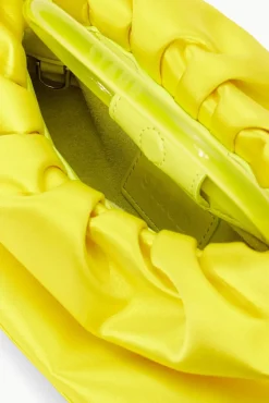 STAUD Occasion Dresses- CORY BAG SATIN CITRON