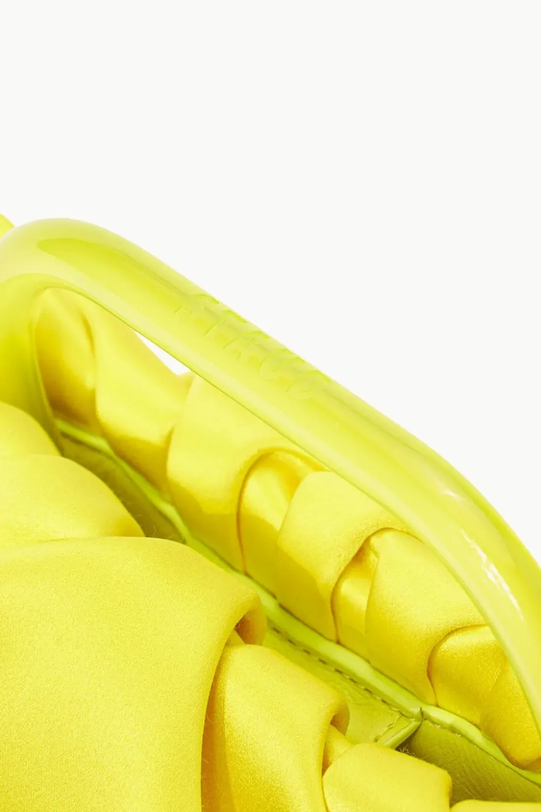 STAUD Occasion Dresses- CORY BAG SATIN CITRON