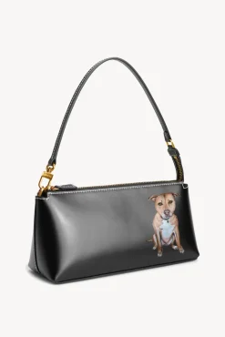STAUD Pet Handbags- CUSTOM KAIA SHOULDER BAG BLACK
