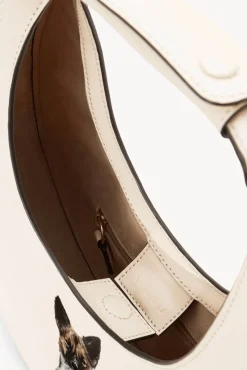 STAUD Pet Handbags- CUSTOM MOON BAG CREAM