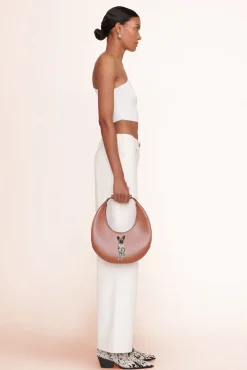 STAUD Pet Handbags- CUSTOM MOON BAG TAN
