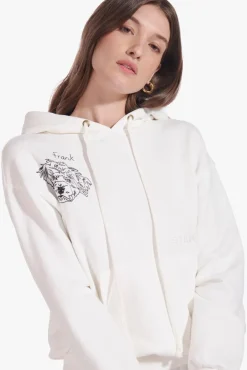 STAUD Pet Sweats & Knits- CUSTOM x C.BONZ HOODED SWEATSHIRT IVORY