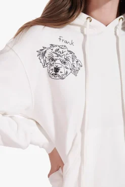 STAUD Pet Sweats & Knits- CUSTOM x C.BONZ HOODED SWEATSHIRT IVORY