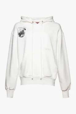 STAUD Pet Sweats & Knits- CUSTOM x C.BONZ HOODED SWEATSHIRT IVORY